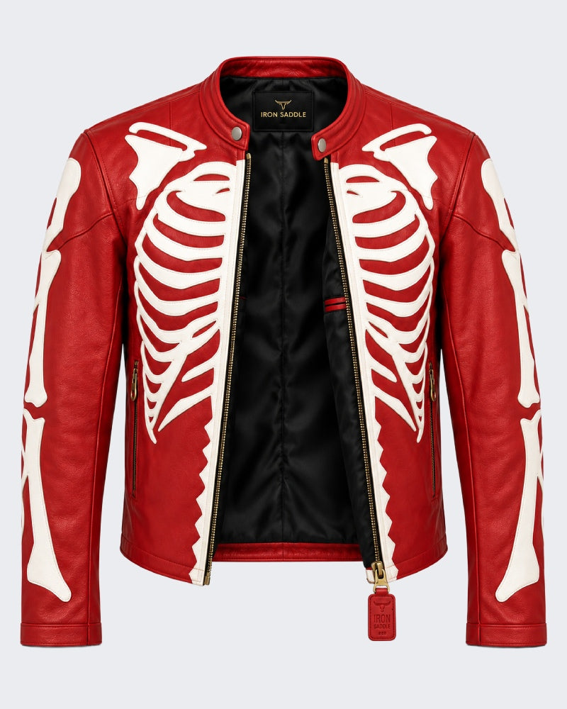 Skeleton Leather Bones Jacket