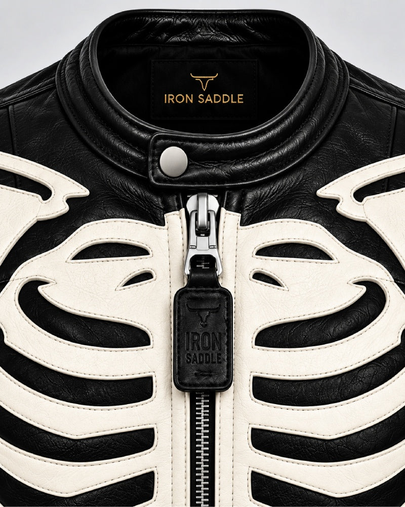 Skeleton Leather Bones Jacket
