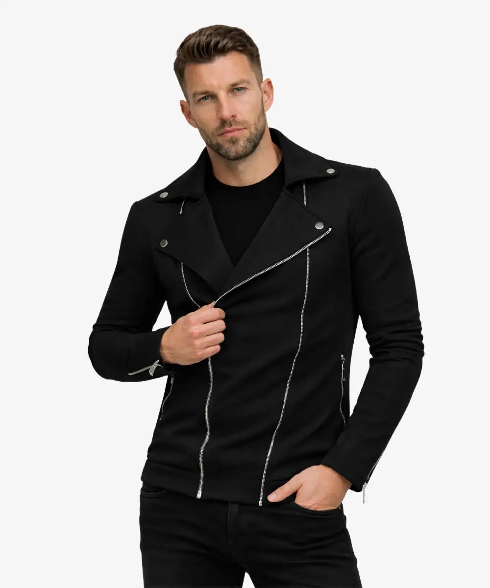 Stoota_Double_Tilted_Zipper_Black_nbsp_Suede_Leather_Jacket