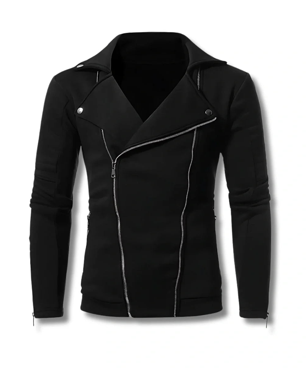 Suede Black Leather Jacket
