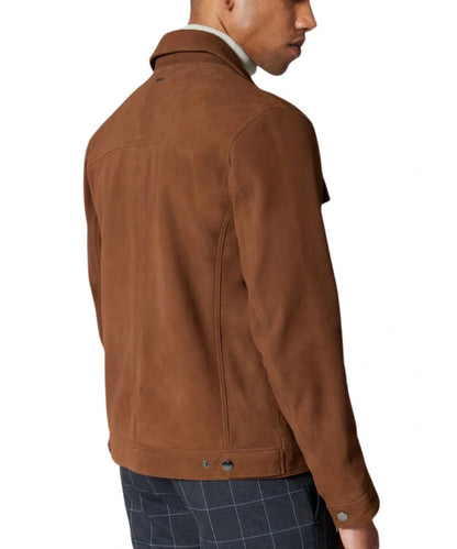 Suede Tan Leather Jacket