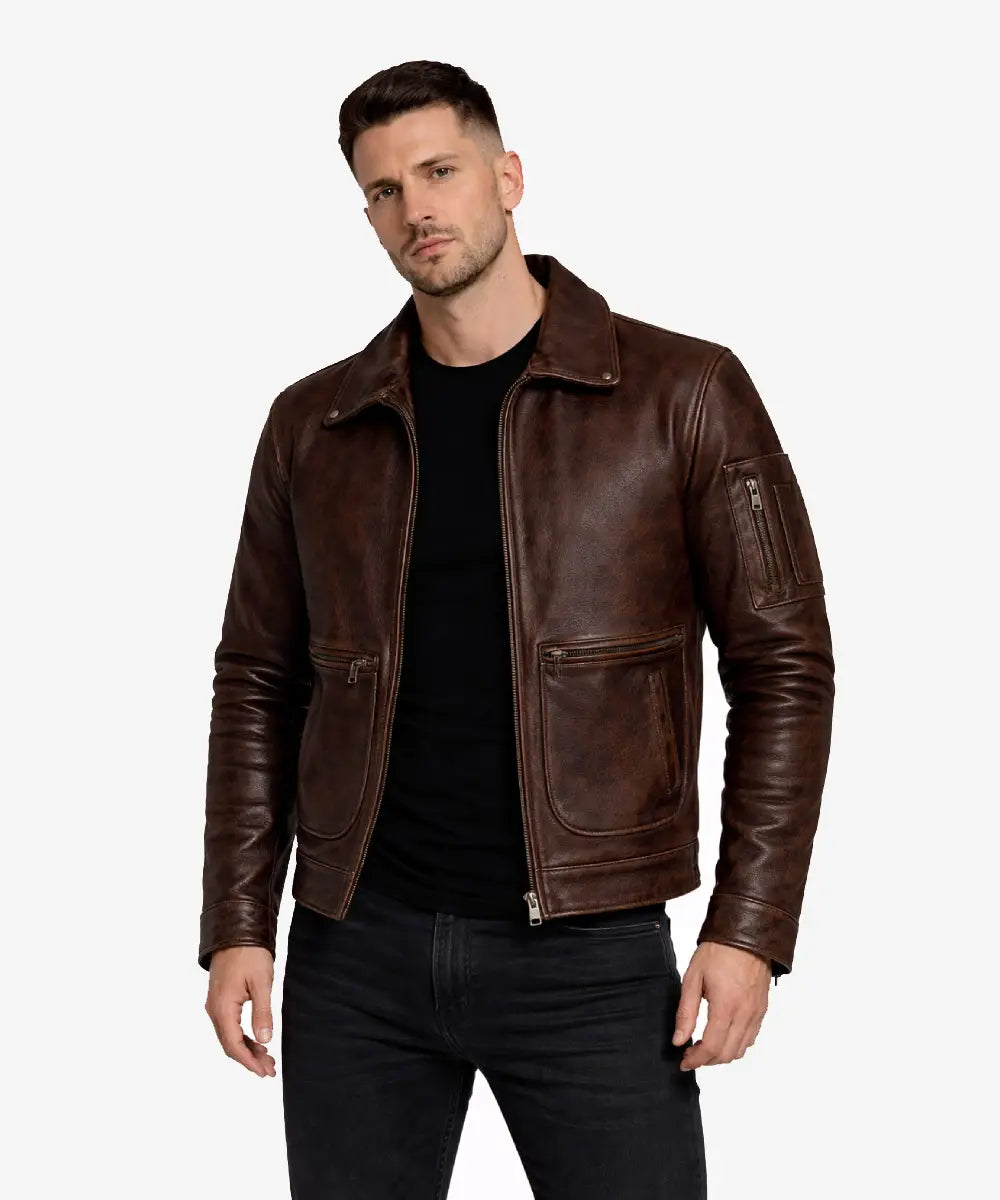 Vintage_Brown_Leather_Motorcycle_Jacket