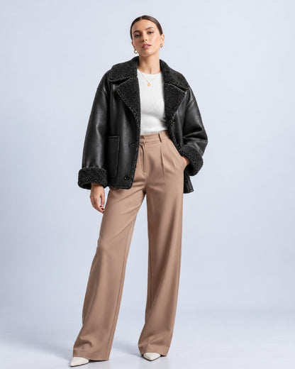 Women's Oversized Double Faced Jacket