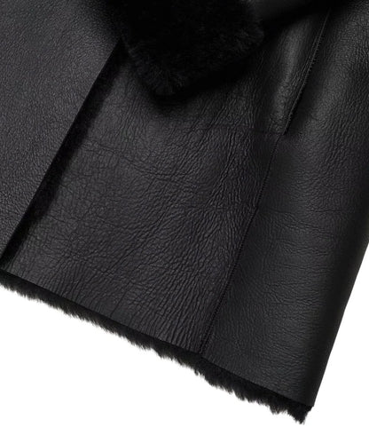 Women Shearling Lined Leather Jacket