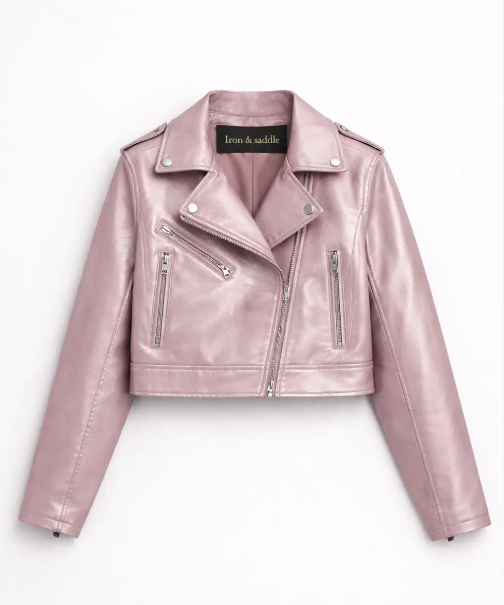 Women_sBlushPinkCroppedBikerLeatherJacket