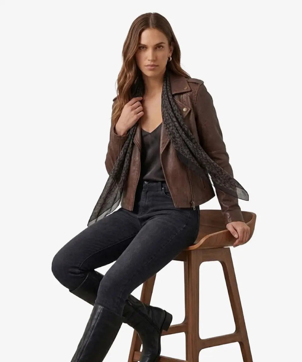 Women_sClassicBodyFitChocolateBrownLeatherMotorcycleJacket