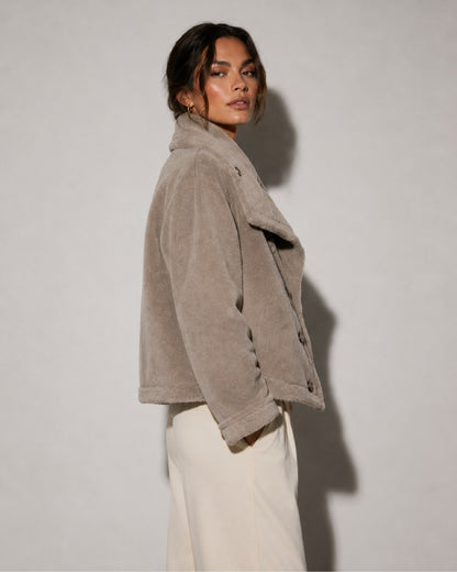 Women_sPremiumTaupeDouble-FacedHighNeckReversibleFauxShearlingJacket