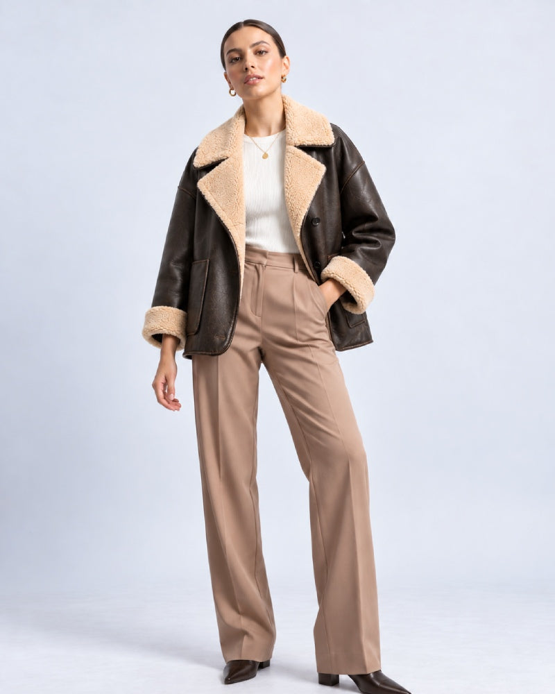 Women_sShearlingBrownLeatherLimitedEditionOversizedDoubleFacedAviatorBomberJacket