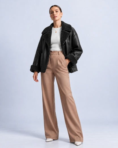 Women's Oversized Double Faced Jacket