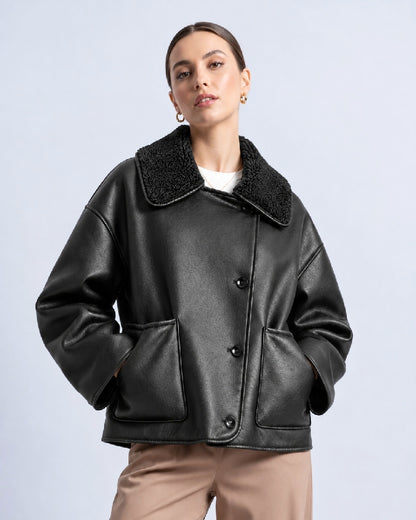 Women's Oversized Double Faced Jacket
