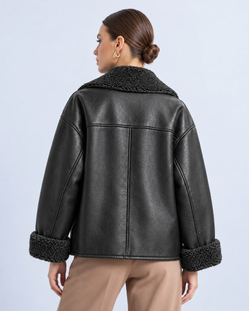 Women's Oversized Double Faced Jacket
