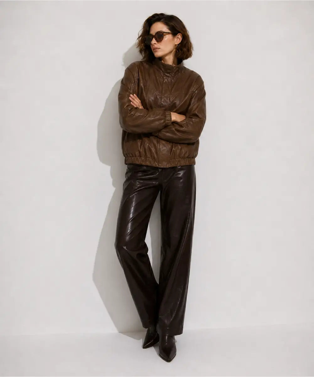 Women_s_Oversized_Faux_Leather_Brown_Bomber_Jacket