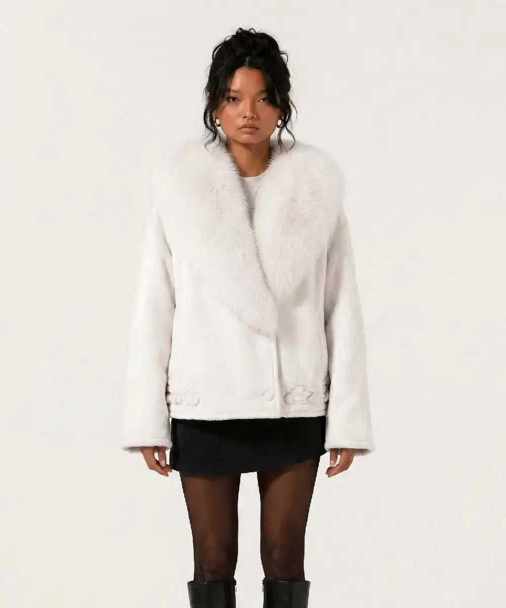 WomensCollectionSnowfallWhiteFurSuedeLeatherJacket